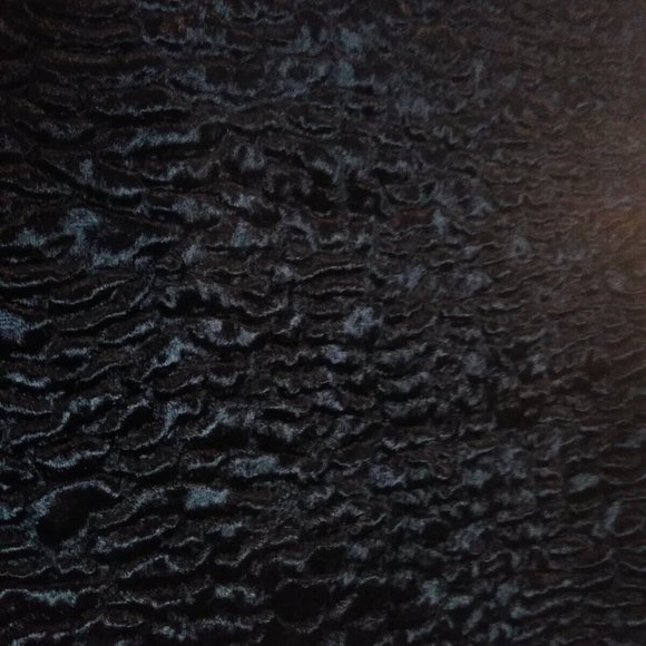 Evening Shrug/Jacket Solid Black Cropped 3/4 Sleeves, Ribbon Tie Small Petite - Picture 2 of 7